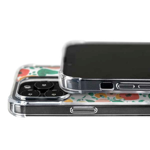 Bouffants and Broken Hearts Geometric Flowers iPhone 16 Pro MagSafe Case